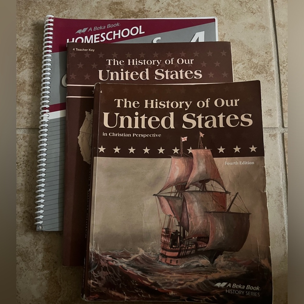 Abeka Homeschool Cirriculum 4th Grade History Bundle